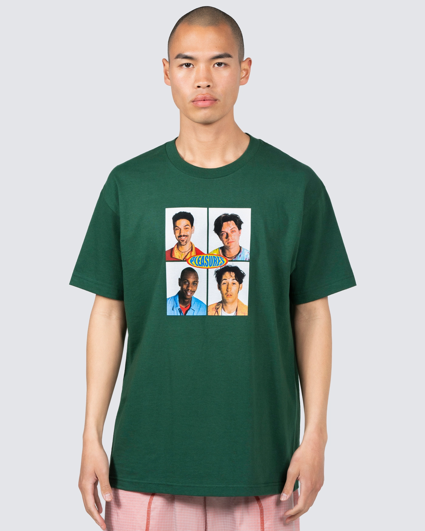 【PLEASURES】 CAST T-SHIRT Forest Green PLEASURES CAST T-SHIRT